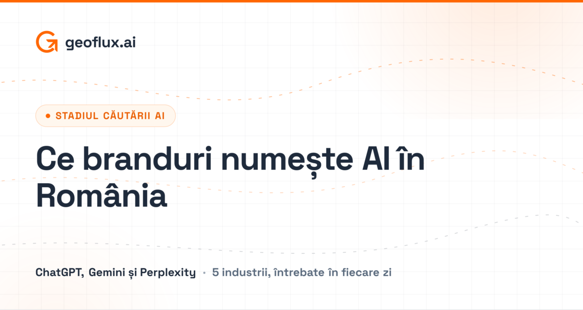 Ce branduri numeste AI in Romania